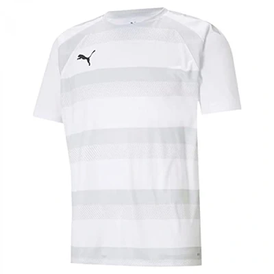 Image de Puma Teamsport Teamvision Maillot de foot pour enfants, Taille: 9 10a, Weissgrauschwarz