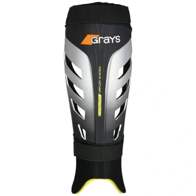 Image de Grays Protège Tibias G800 Noir/Jaune Fluo Taille M
