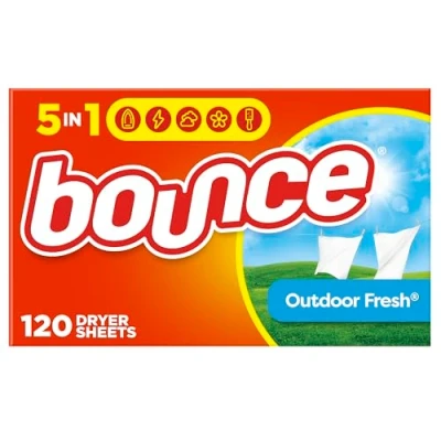 Image de Bounce Outdoor Fresh Fabric Softener Sheets, 120 Count