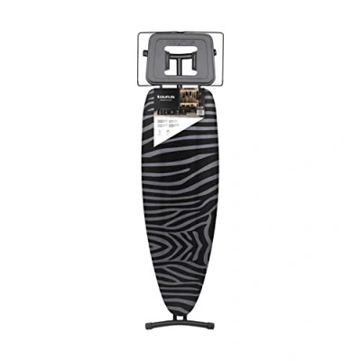 Image de Taurus Argenta Plus Planche à repasser, 3 positions de hauteurs jusqu&#039;à 93cm, Support pour centrale vapeur, Housse 100% coton, Dimensions 41 x 125 cm, anti dérapeant