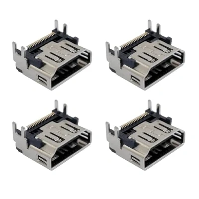 Image de 4x HDMI Port Socket Compatible with PlayStation 5 Jack Interface Connector Replacement for PS5