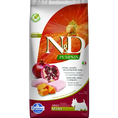 Image de N&amp;D Pumpkin nourriture pour chiens Poulet petit races 7 kg