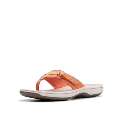Image de Clarks Femme Brezza Mare Tongues, Mandarin Pop Synthétique, 39 EU