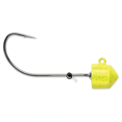 Image de VMC Swingin Ned Rig Chartreuse Jighead 7g (3 pcs) Têtes plombées
