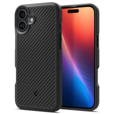 Image de Spigen Core Armor Coque conçue pour iPhone 6,1&quot; (2024) [Protection de qualité militaire] Noir mat