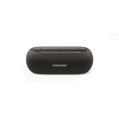 Image de Harman Kardon Luna, Enceinte portable Bluetooth, autonomie de 12 h, étanche à l&#039;eau et la poussière IP67, son basses puissantes, en Noir