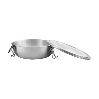 Image de Tatonka Food Bowl 1,0 l Récipient à nourriture/bol en acier inoxydable Avec couvercle, fermetures clip et volume de 1