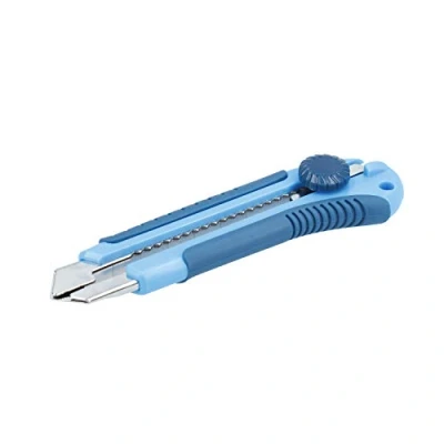 Image de Ferrestock FSKTWP025 Cutter de 25 mm avec poignée caoutchoutée et souple Grip ergonomique, entièrement rétractable, lames système verrouillage roue