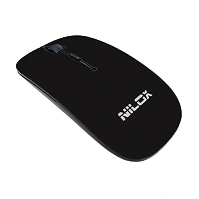 Image de Nilox Mouse MW30 Black souris Bureau Ambidextre RF sans fil Optique 1600 DPI Neuf
