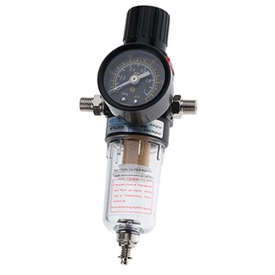 Image de Gazechimp AFR 2000 G1/4&#039;&#039; Compresseur d&#039;Air Filtre à Eau avec Régulateur pour Nettoyage de l&#039;Air