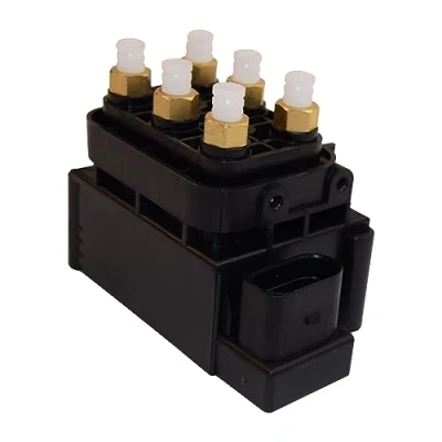 Image de Unité de soupape à suspension pneumatique commande pour valve ressort compatible avec Q7 4LB T o u a r e g 7L6 7L7 7LA Cayenne 9PA WK WK2 Ram1500 3500 &amp; XC60, remplacement