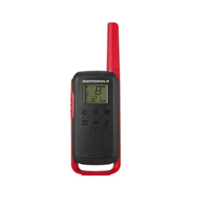 Image de Motorola Talk About T6 Talkie walkie PMR (PMR446, 16 canaux et 121 Codes, portée 8 km) Rouge