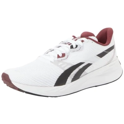 Image de Reebok Energen TECH PLUS Chaussures de running stables, Taille: 45, Footwear white/classic maroon/core black Tissu / matière synthétique