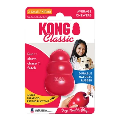 Image de KONG Jouet pour chien Classic X Small Rouge