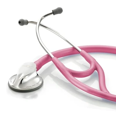 Image de ADC Adscope 600 Stéthoscope platine multifréquences Rouge framboise métallisé