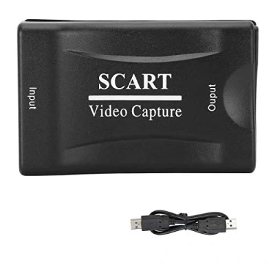 Image de Carte de Capture péritel USB2.0 boîte d&#039;enregistrement Diffusion en Direct vidéo Jeu léger ABS Professionnel