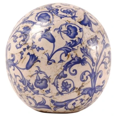 Image de Esschert Sphère décorative en céramique Design AC11 Multicolore 13 x cm