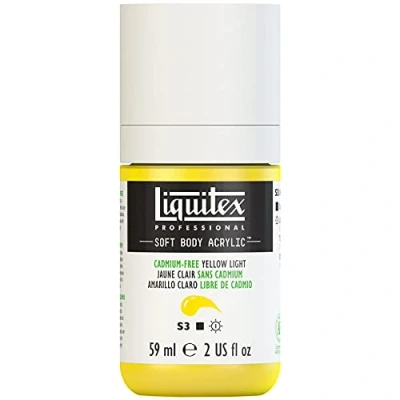 Image de Liquitex Professional Acrylique Soft Body 59ml Jaune Clair Sans Cadmium
