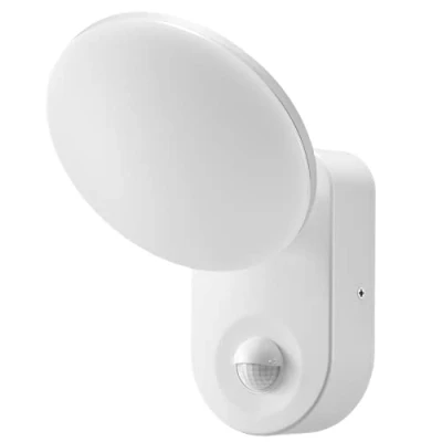 Image de Adviti RIOLIT LED Luminaire Exterieur Avec Détecteur de Mouvement 1100lm IP65 4000K Réglage l&#039;Intensité Lumineuse la Durée d&#039;Eclairage (blanche)