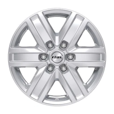 Image de RIAL 6Trou 17Pouce 139.7mm Jante alu Transporter argent polaire TP70722X21