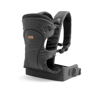 Image de MAÏKA Porte bébé confort plus, naissance à 15 kg, 3 positions possibles (noir)