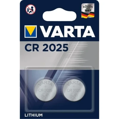 Image de varta Pile lithium 3v cr2025 blister de 2 piles 6025101402