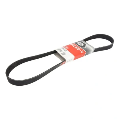 Image de GATES 7PK1153 Courroie Poly V 1153 7 Polyester, EPDM (éthylène propylène diène caoutchouc) RoadMax Value Line TOYOTA: Land Cruiser Prado 90
