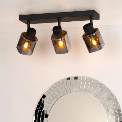 Image de Lucide ALION Spot plafond 3xE14 Noir