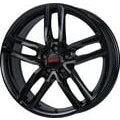 Image de ALUTEC 4Trou 17Pouce 100mm Jante alu Ikenu hyper silber schwarz Horn poliert IKE65745A22 6