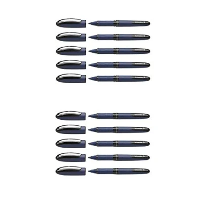 Image de Schneider One Business Lot de 10 stylos roller à pointe ultra douce 0,6 mm Noir