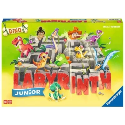 Image de Ravensburger 20980 Labyrinthe Dino Classique de la Famille pour Les Petits Enfants à partir 4 Ans Jeu société adapté 2 Joueurs Édition Junior sur Le thème des Dinosaures,