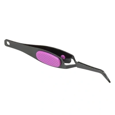 Image de Vaessen Creative Pinces, Pointe de Précision Angulaire, Prise en Main Facile, pour Loisirs Créatifs DIY, Scrapbooking, Decoupage, Maquettisme et Plus, Noir, 12cm