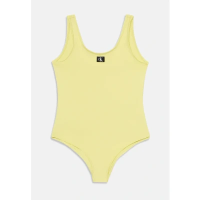 Image de Calvin Klein Swimwear Maillot de bain pour enfants, Taille: 8 10a, Elfin yellow