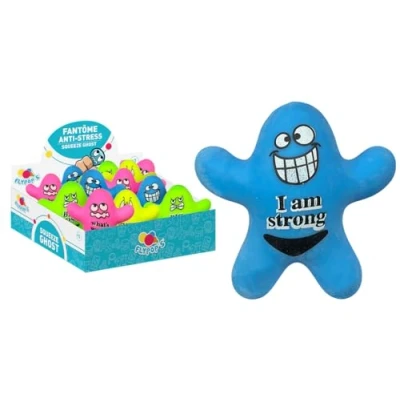 Image de FLYPOP&#039;S Fantôme Anti Stress Jeu de Kermesse 037213G Couleur Aléatoire Mousse Enfant Adulte Rééducation Anxiété 10 cm x 9 À Partir 3 Ans