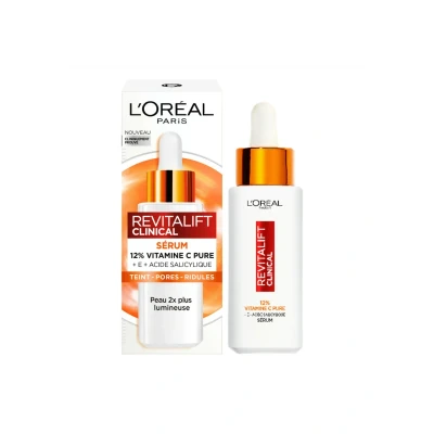 Image de L&#039;Oréal Paris SÉRUM Teint Lumineux 12% Vitamine C PURE Revitalift Clinical Sérum, Taille: 30 ml, N a