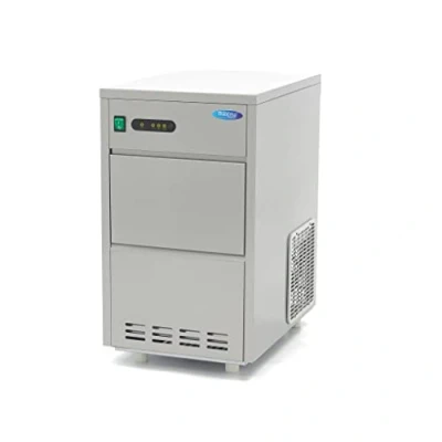 Image de Machine à Glaçons Non spécifié 24KG/24H Couleur Gris Capacité de stockage 5KG Refroidie leau