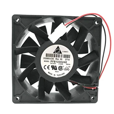 Image de cooling fan Delta PFB1224UHE,Server Cooler PFB1224UHE DC 24V 2.40A, violence inverter for 120x120x38mm 2 Lines