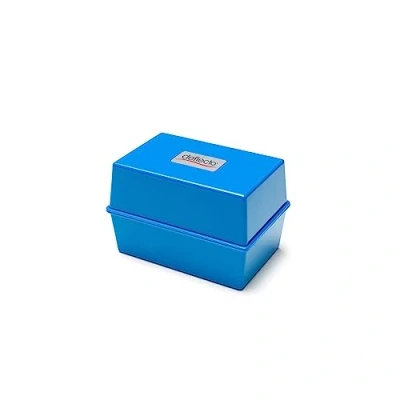 Image de Deflecto valeur Taille 8 x 5 Boîte de classement Parent 8x5 Blue bleu
