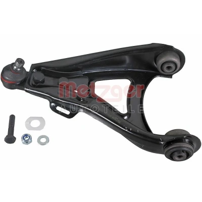 Image de METZGER 58064501 Bras de suspension avec support en caoutchouc, rotule Essieu avant gauche, inférieur barre oscillant transversal