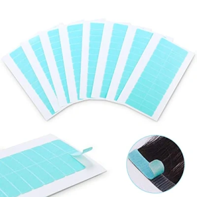 Image de MELLIEX 96pcs Bande d&#039;Extension de Cheveux Ruban Adhésif Double Face Adhésive pour le Remplacement Trame