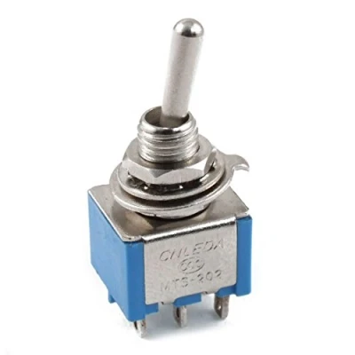 Image de CA 3A / 250V 6A 125V 6 broches DPDT On/On Interrupteur a bascule 2 positions Bleu