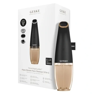Image de GESKE Nettoyant visage Aqua Stream 8 en 1 Nettoyage des pores Prévention impuretés Extraction points noirs Réduit rougeurs et sècheresse