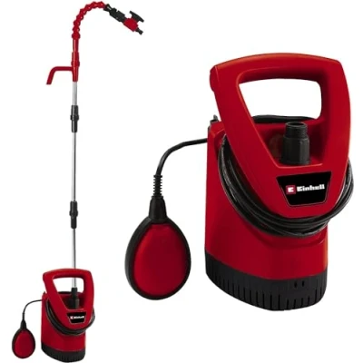 Image de Einhell Pompe multifonctions évacuation et collecteur d&#039;eau de pluie GE SP 3046 RB (300 W, Hauteur refoulement 11 m, Câble d‘alimentation 10 Corps en PVC résistant aux chocs )