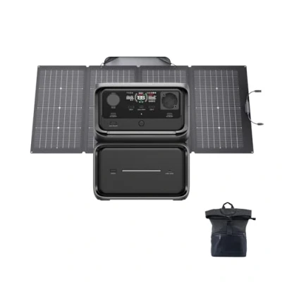Image de Générateur Solaire Portable EcoFlow River 3 Max Plus avec Panneau de 220 W, Batterie LFP 858 Wh, Sortie jusqu&#039;à 1 200 Connexion sans Fil, pour activités extérieures, Camping et Car