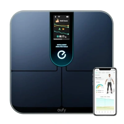 Image de eufy P3 Balance Connectée WIFI, Analyse Intelligente, Mode corps Virtuel 3D, Bluetooth Pèse Personne Connectée, Numérique 16 Mesures dont Fréquence Cardiaque, IMC, Multi modes
