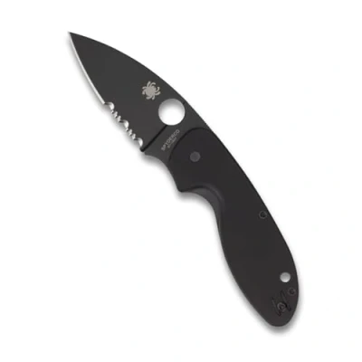 Image de Spyderco Couteau EFFICIENT, Mixte Adulte, Noir, Manche 10,5 cm