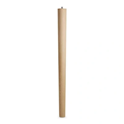 Image de SOTECH Pied de Table en Hêtre Brut H 710 mm/Ø 60/40 mm avec Vis à Double Filetage M10 Idéal pour Cuisine &amp; Tables Manger /
