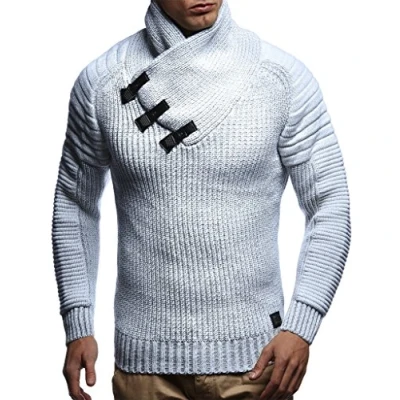 Image de Leif Nelson Pullover, Homme, Taille: XL, Ecru grau