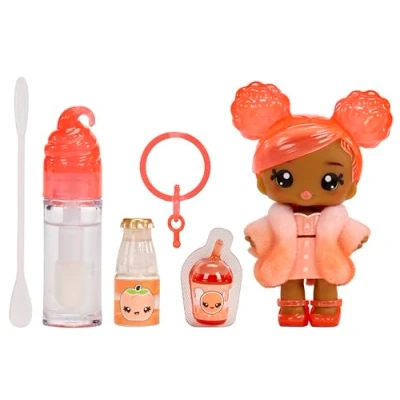 Image de YUMMILAND Lipgloss Poupée Piper Peach Parfumée avec Kit de Gloss DIY Convient aux Enfants 4 Ans et Plus