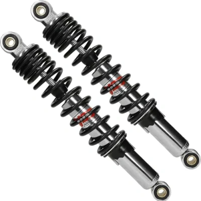 Image de YSS Shock Absorber 320 mm, 2x Compatible with Hercules Prima, Optima 50, MF, MP, HR, Sachs Moped, Couleur : noir